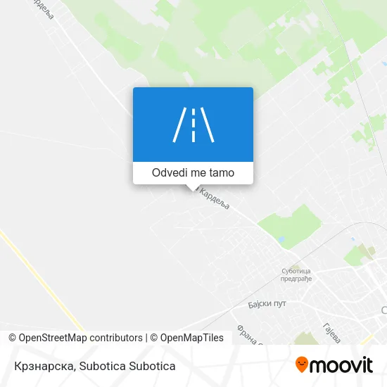 Крзнарска mapa