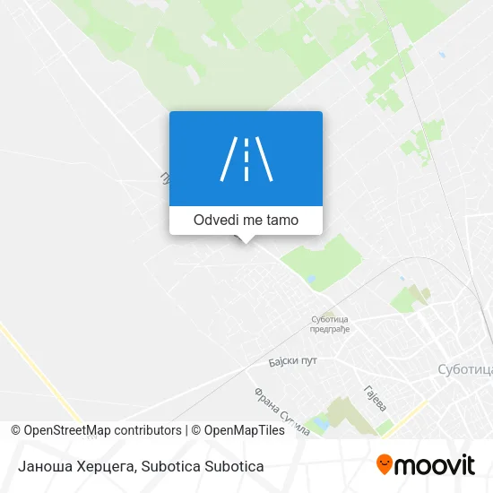 Јаноша Херцега mapa