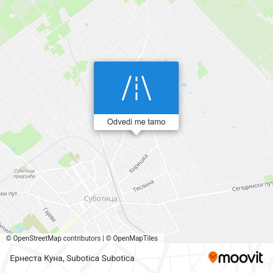 Ернеста Куна mapa