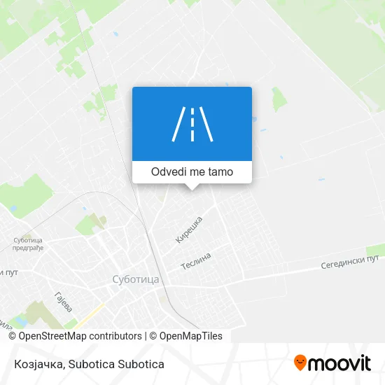 Козјачка mapa