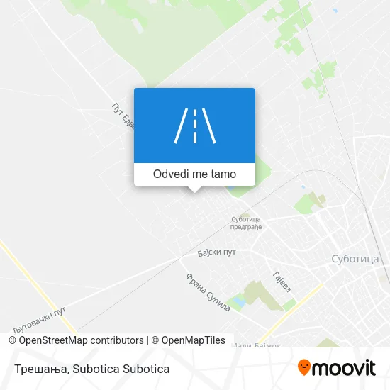 Трешања mapa