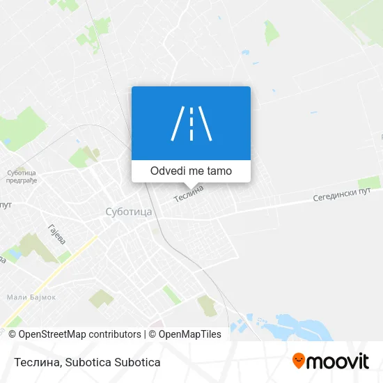 Теслина mapa