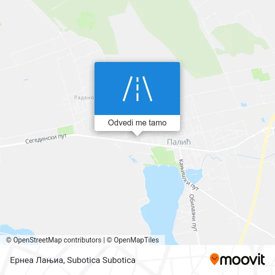 Ернеа Лањиа mapa