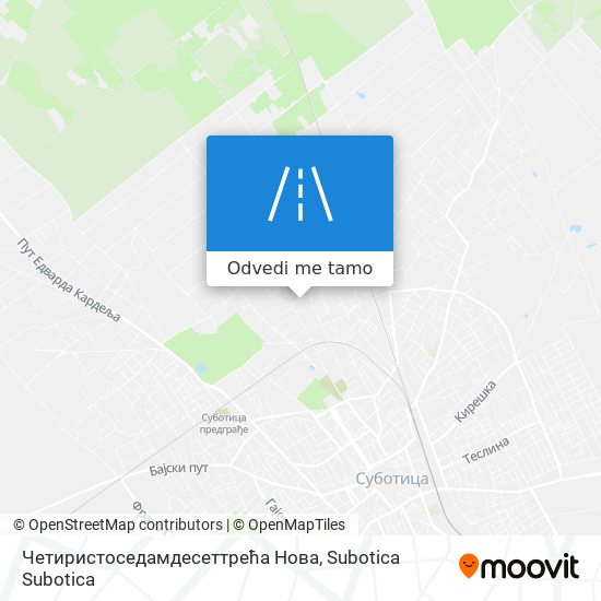 Четиристоседамдесеттрећа Нова mapa