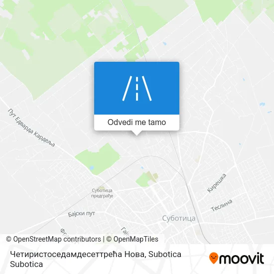 Четиристоседамдесеттрећа Нова mapa