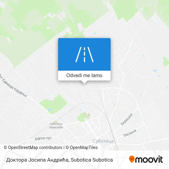 Доктора Јосипа Андрића mapa