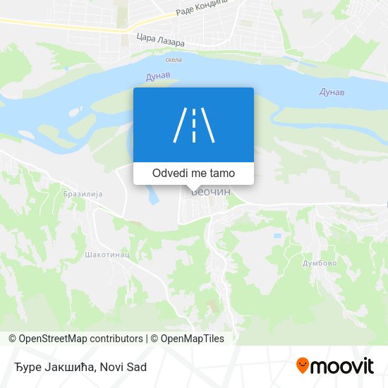 Ђуре Јакшића mapa