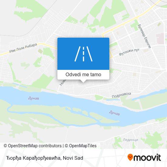 Ђорђа Карађорђевића mapa