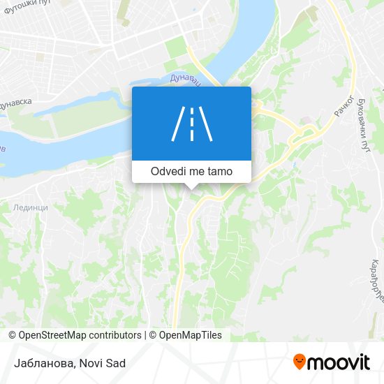 Јабланова mapa