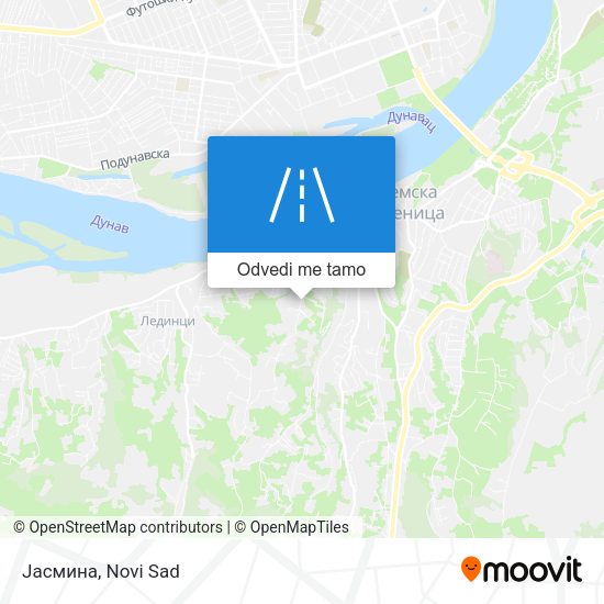 Јасмина mapa