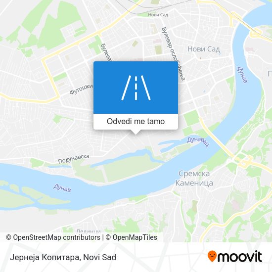 Јернеја Копитара mapa