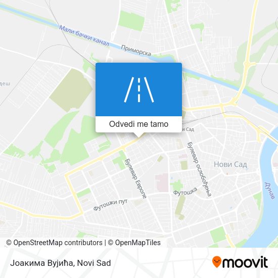 Јоакима Вујића mapa