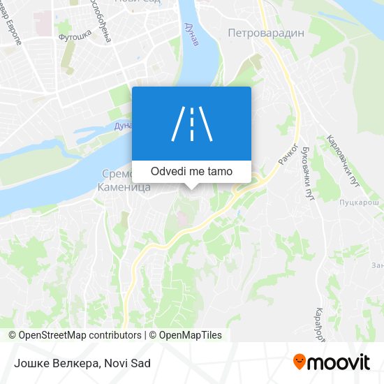 Јошке Велкера mapa