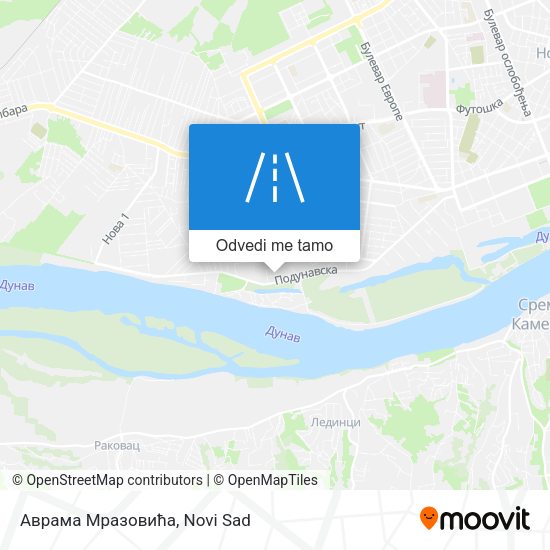 Аврама Мразовића mapa