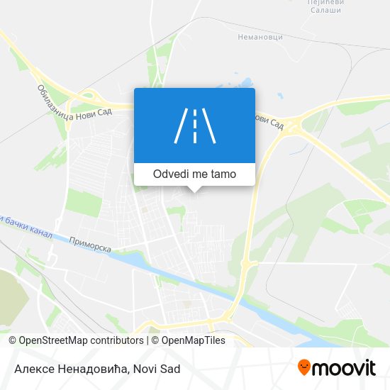 Алексе Ненадовића mapa