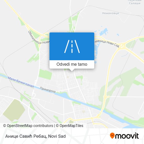 Анице Савић Ребац mapa