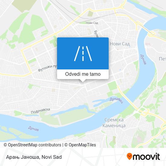 Арањ Јаноша mapa