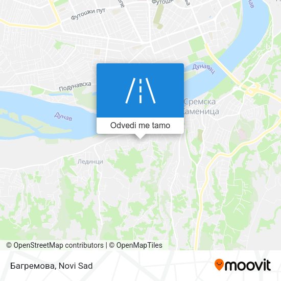 Багремова mapa