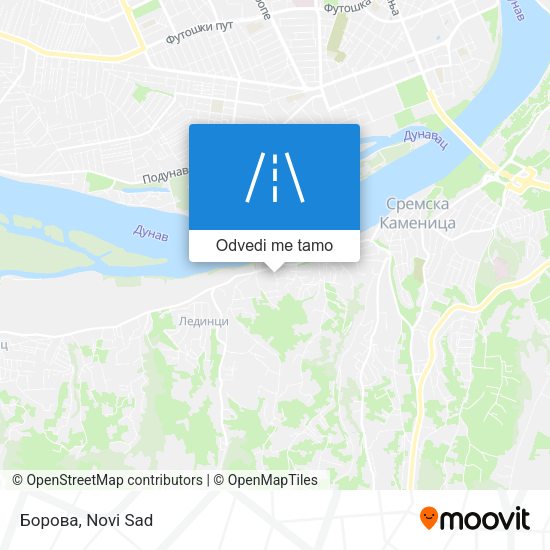 Борова mapa