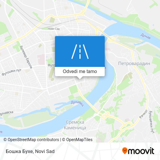 Бошка Бухе mapa