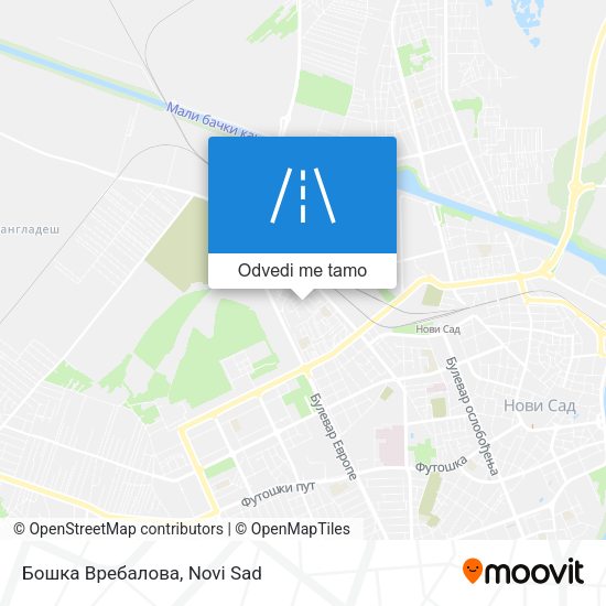 Бошка Вребалова mapa
