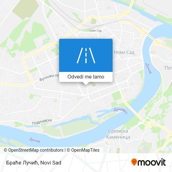 Браће Лучић mapa