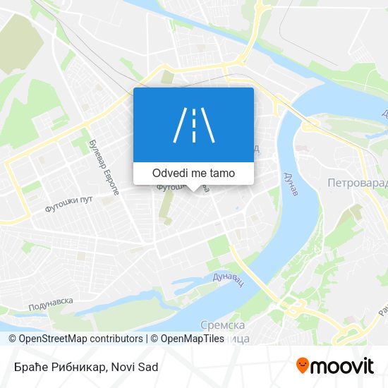 Браће Рибникар mapa