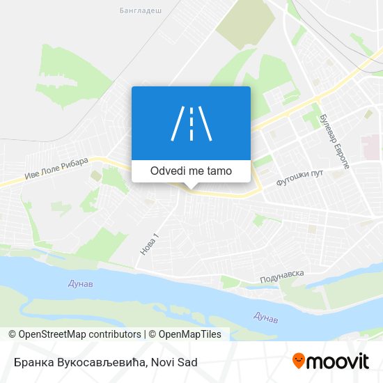 Бранка Вукосављевића mapa