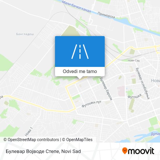 Булевар Војводе Степе mapa