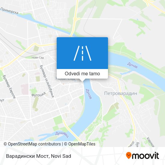 Варадински Мост mapa