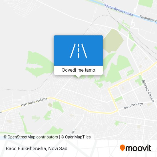 Васе Ешкићевића mapa