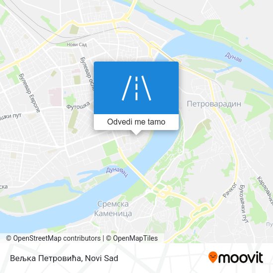 Вељка Петровића mapa