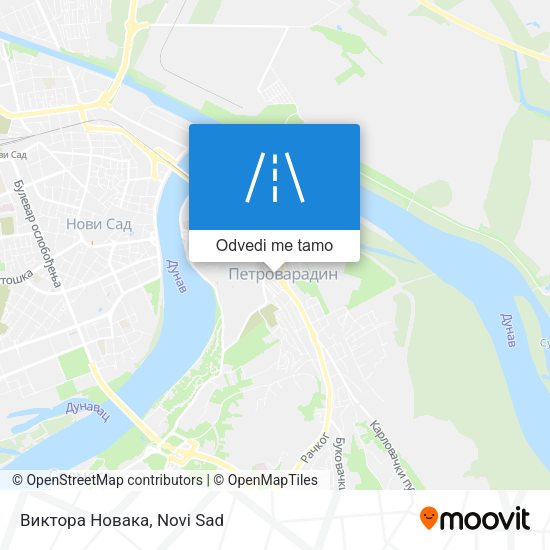 Виктора Новака mapa