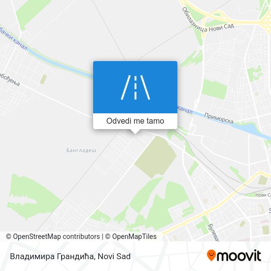 Владимира Грандића mapa