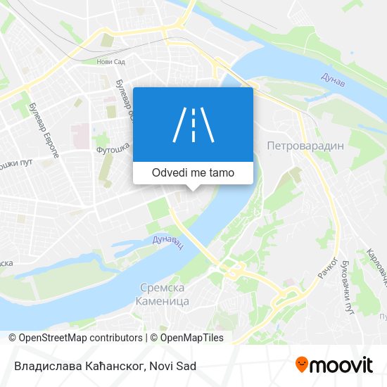 Владислава Каћанског mapa