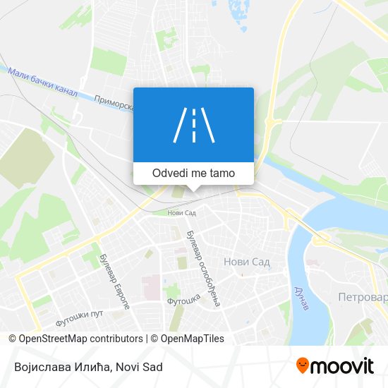 Војислава Илића mapa