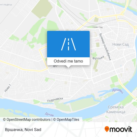 Вршачка mapa