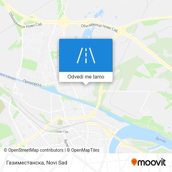 Газиместанска mapa