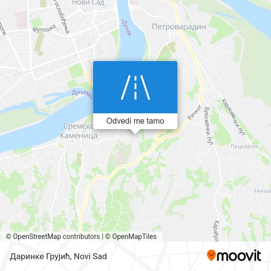 Даринке Грујић mapa