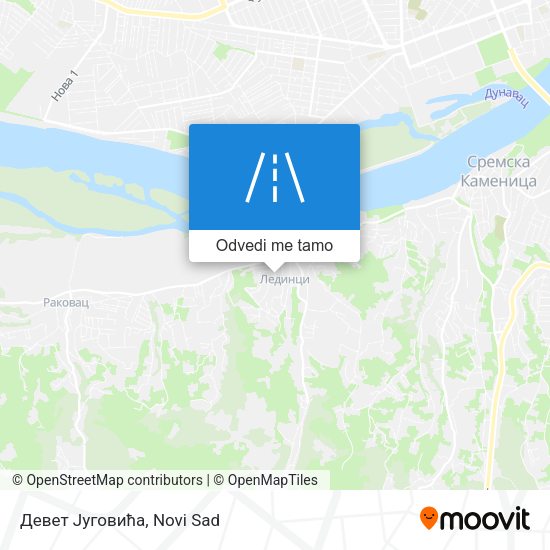 Девет Југовића mapa