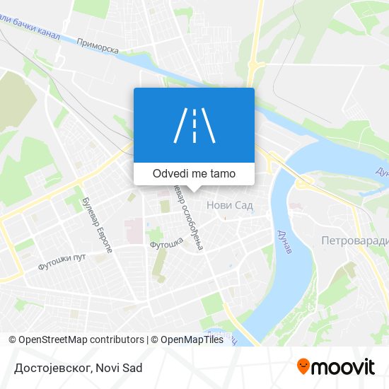 Достојевског mapa