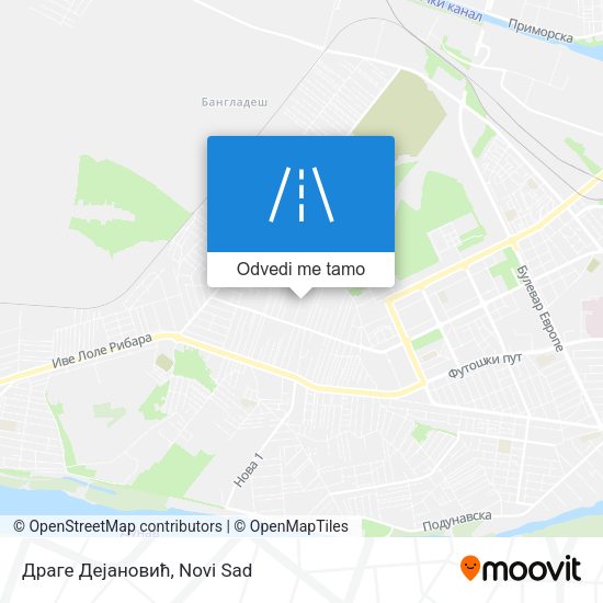 Драге Дејановић mapa