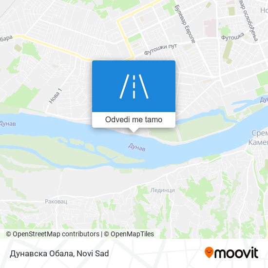 Дунавска Обала mapa