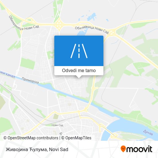 Живојина Ћулума mapa