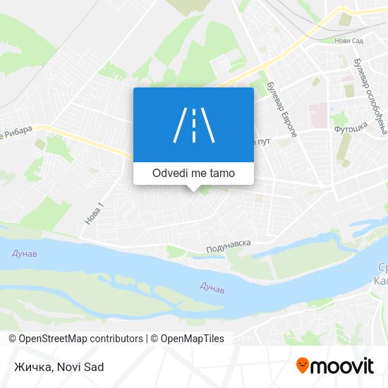 Жичка mapa