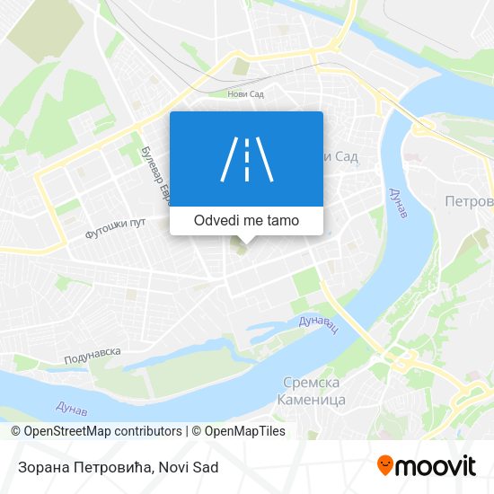 Зорана Петровића mapa
