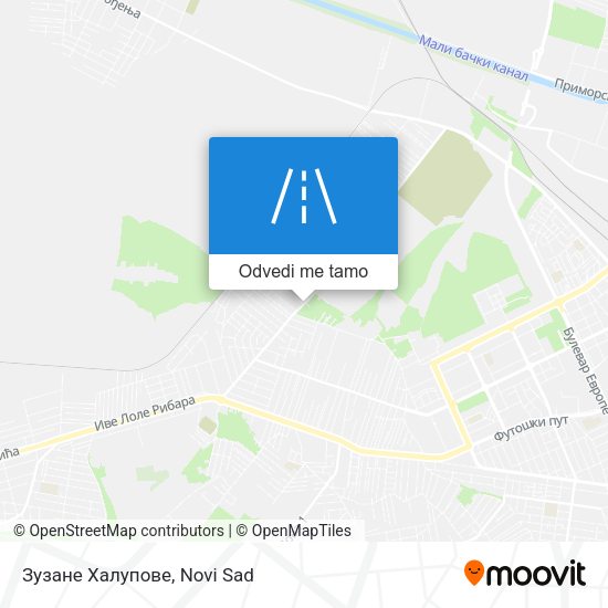 Зузане Халупове mapa