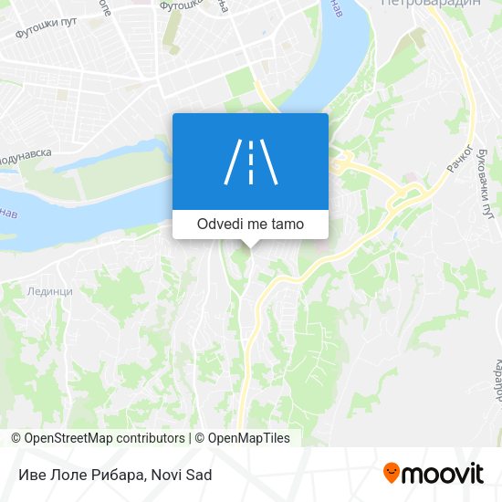 Иве Лоле Рибара mapa