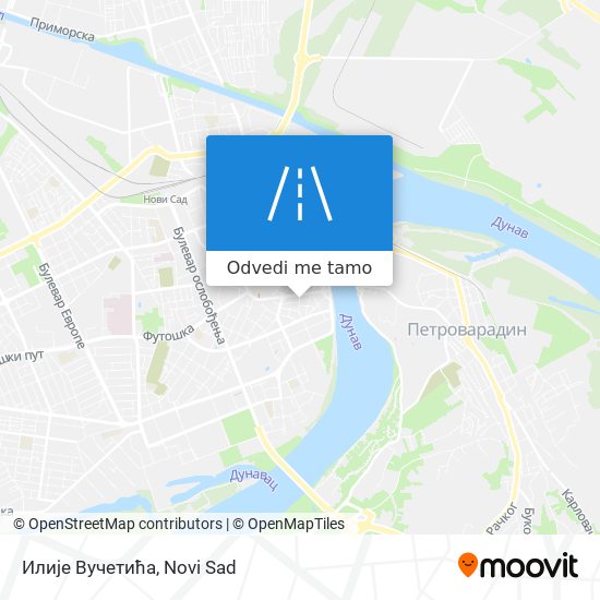 Илије Вучетића mapa