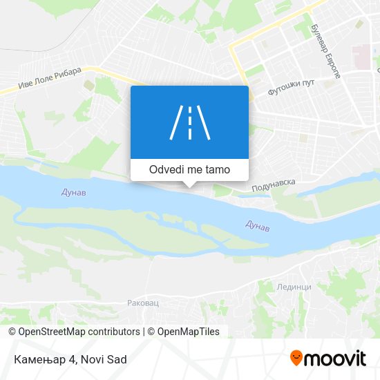 Камењар 4 mapa